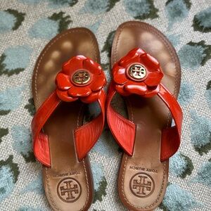 Tory Burch Orange Sandals